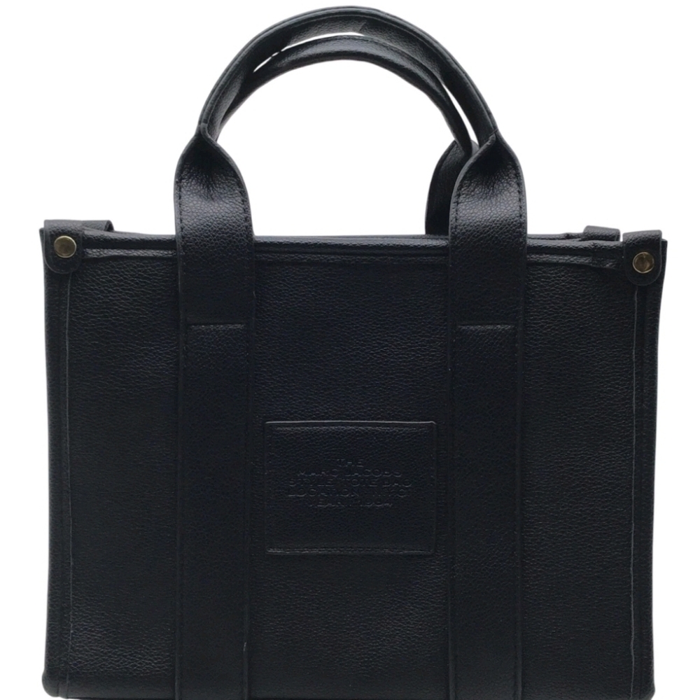 Leather Marc Jacobs Black and White Tote Bag Mini - Picture 6 of 11